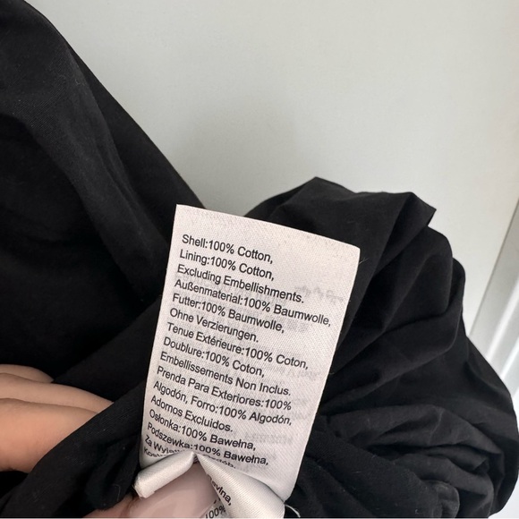 Cotton ON Black Bubble Hem Mini Dress Size 2 - Picture 10 of 10